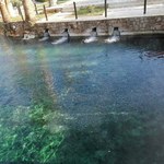 Бассейн Клеопатры — стоки в воду